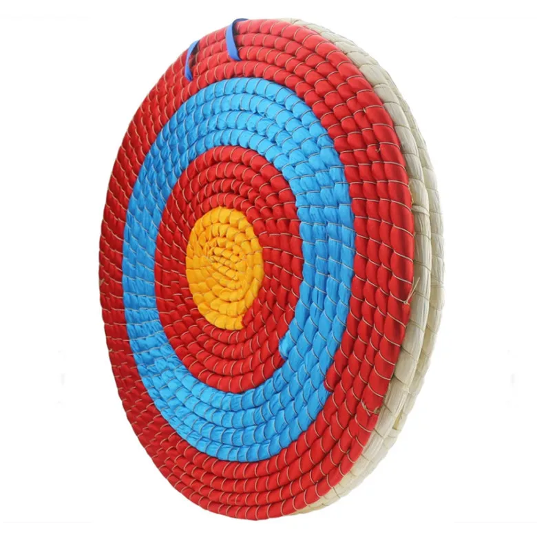 3 Layers 20 inch Traditional Solid Straw Archery Target 2.2 inch Thickness Hand-Made Arrows Target