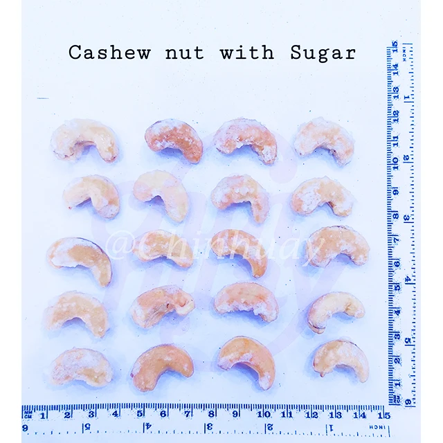 Factory Price Premium Cashew Nut with Sugar Healthy Grain Snacks Nuts Nutrient Yummy Snacks Thai Supplier