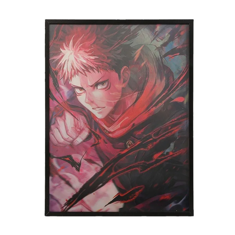 Hot Sale designs Custom Wholesale Demon Slayer DGZ Spiders Stars Chainsawman Poster 3D lenticular Flip Anime Picture