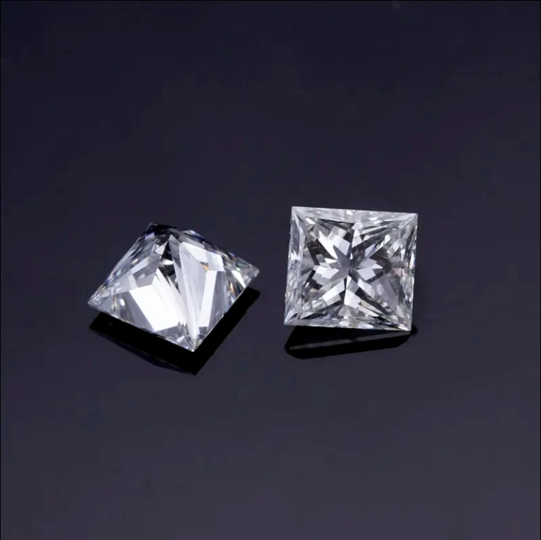Wholesale price Princess cut 1.5*1.5-4*4mm Melee  DEF VS Square cut lab-grown diamond