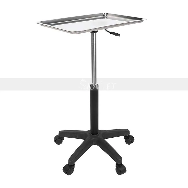 Wholesale beauty spa facial furniture equipment salon trolley hairdressing barber tattoo cart adjust metal hair salon trolley