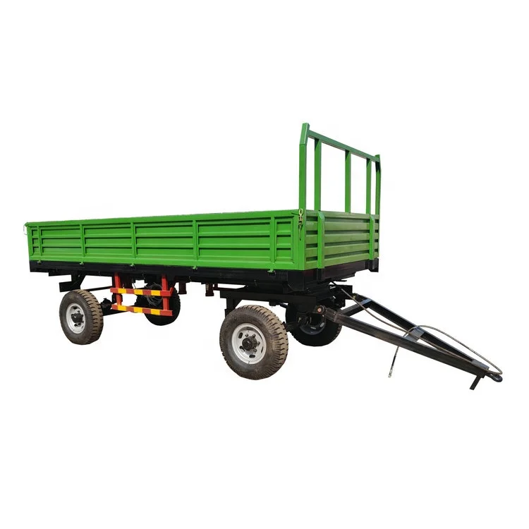 Hydraulic tipping farm trailer tractor trailer tipper trailer tractor crawler