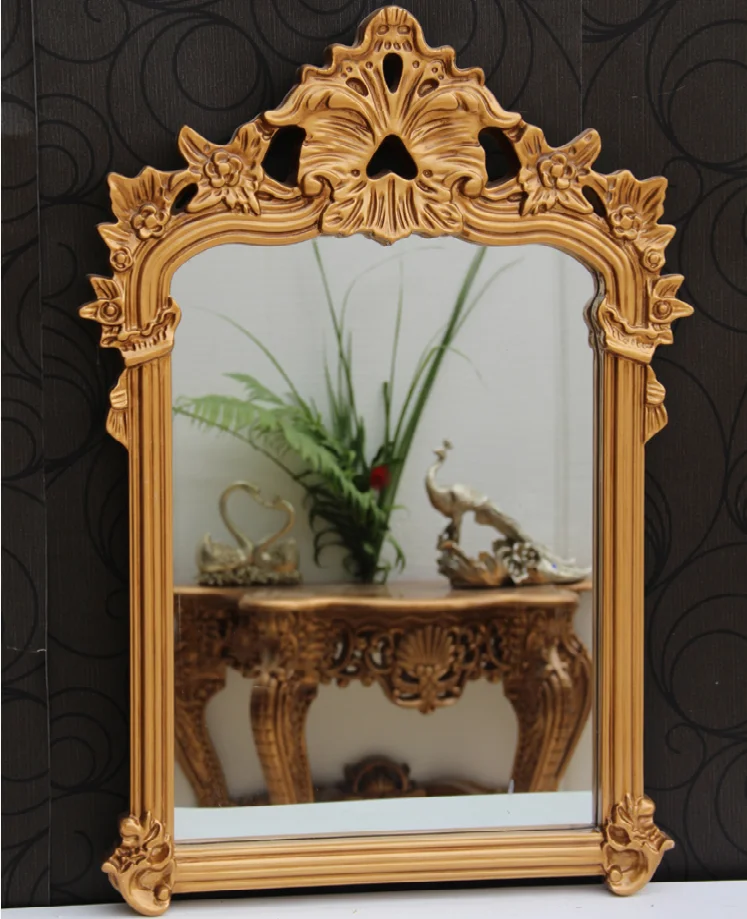 fancy handmade photo frames gold wall hanging mirror frame