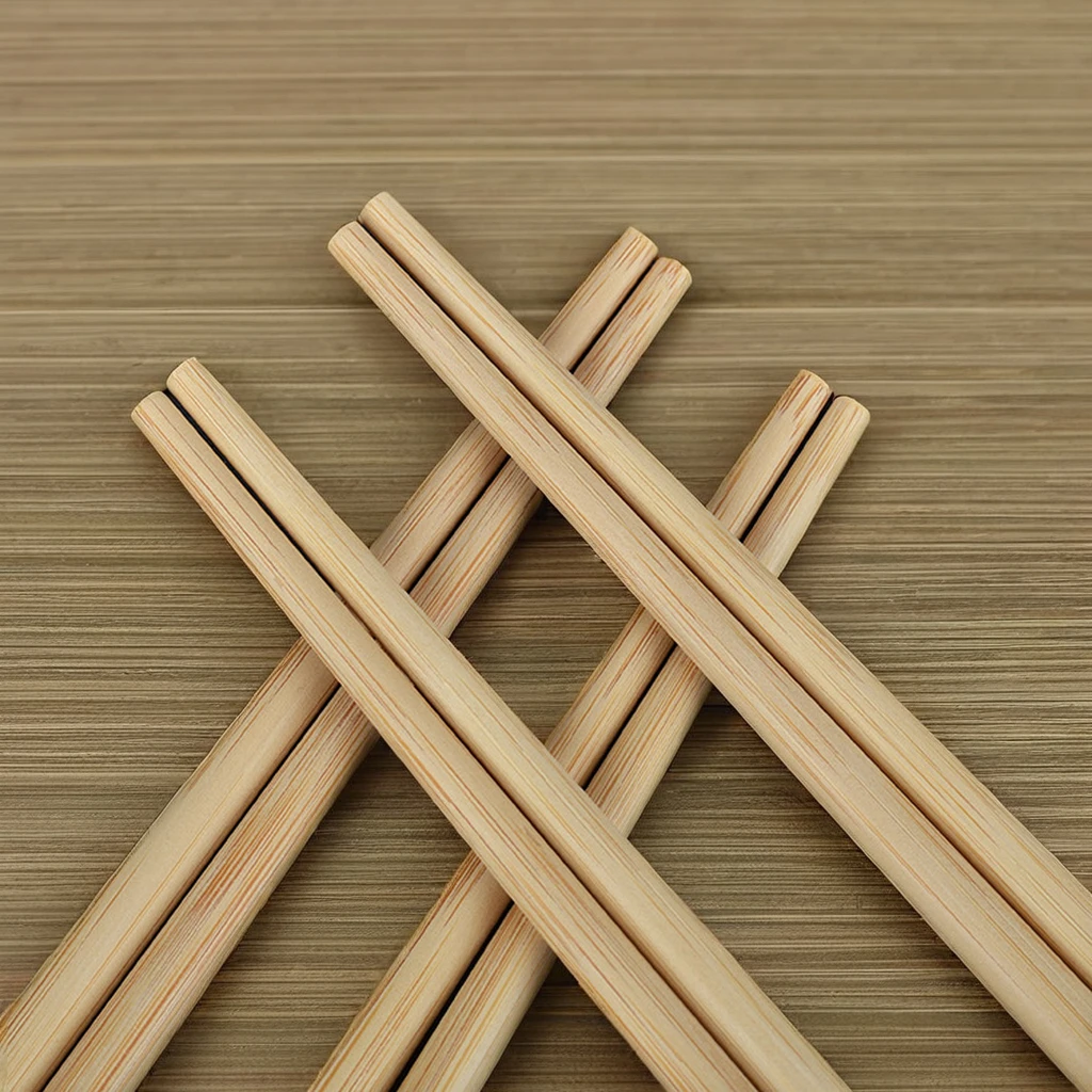 High-End Reusable Chinese Bamboo Chopsticks Natural Environmentally Friendly Tableware for Families