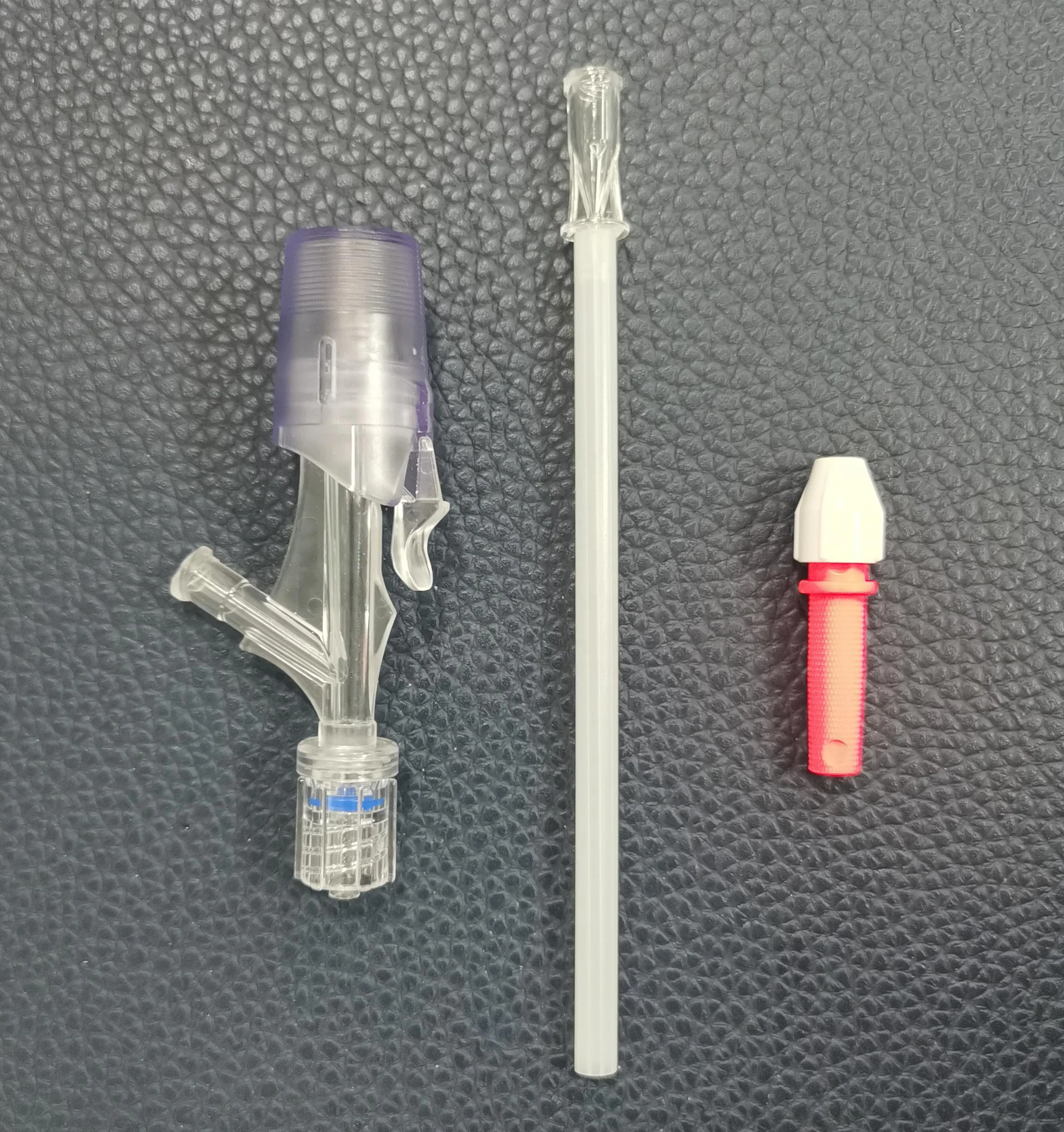 
Push click High quality medical accessories screw y connector hemostasis valve set 