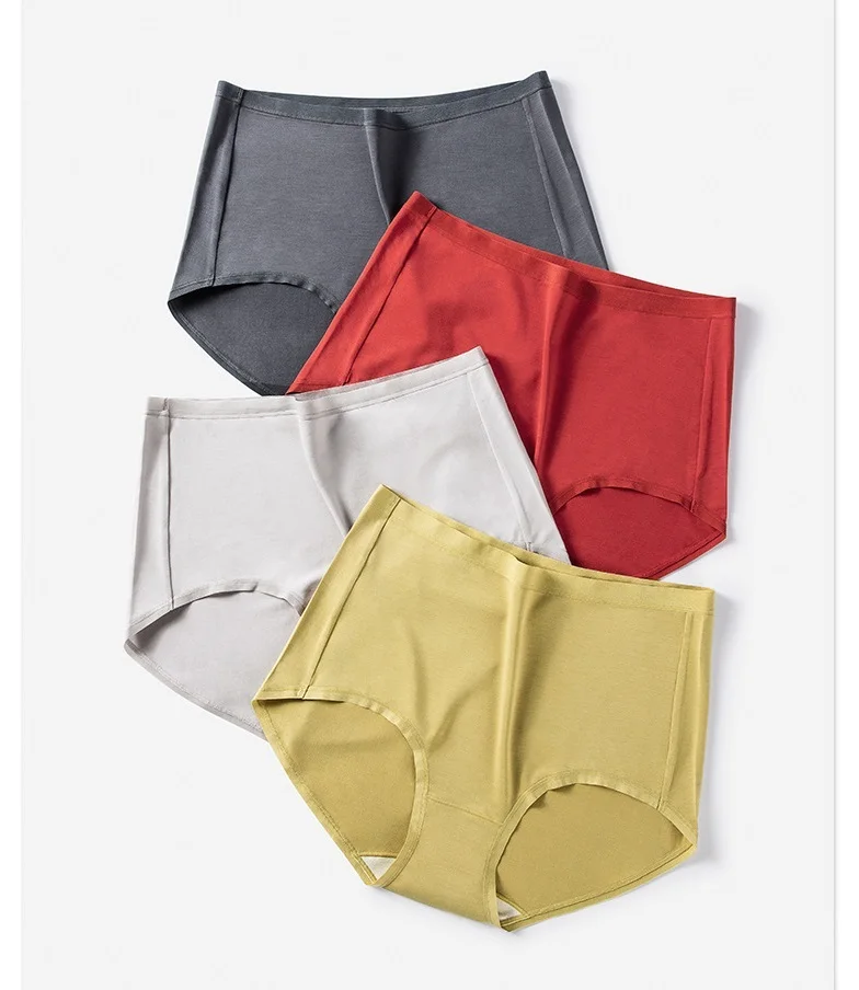 2022 NEW Soft and Breathable High Waist Elasticity Silk 60 Modals Hip Lifts Boxer Briefs for Women