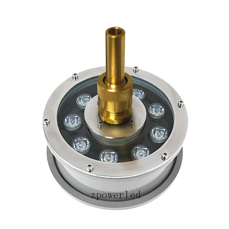 
Waterproof IP68 Stainless steel 304 housing for music dance RGB led fountain ring light 
