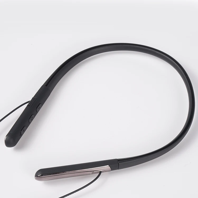 Best selling wireless neckband stereo OEM sport gym neckband headset with button control