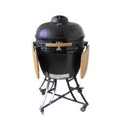 Hot-Selling Outdoor Kitchen Garden Ceramic Charcoal Big Egg BBQ Oven Kamado Grill