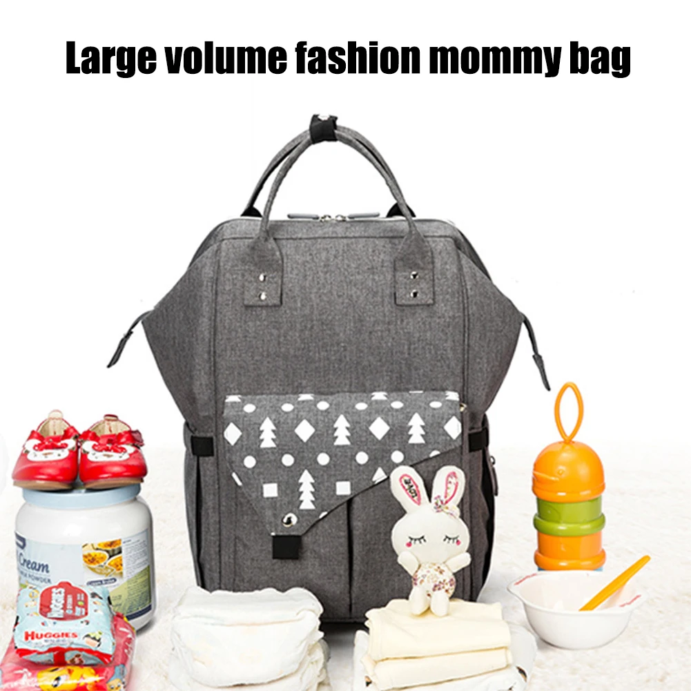 Hot Sale Baby Nappy Changing Bag With Stroller Buckle Diaper Bag Backpack waterproof travel mom back pack