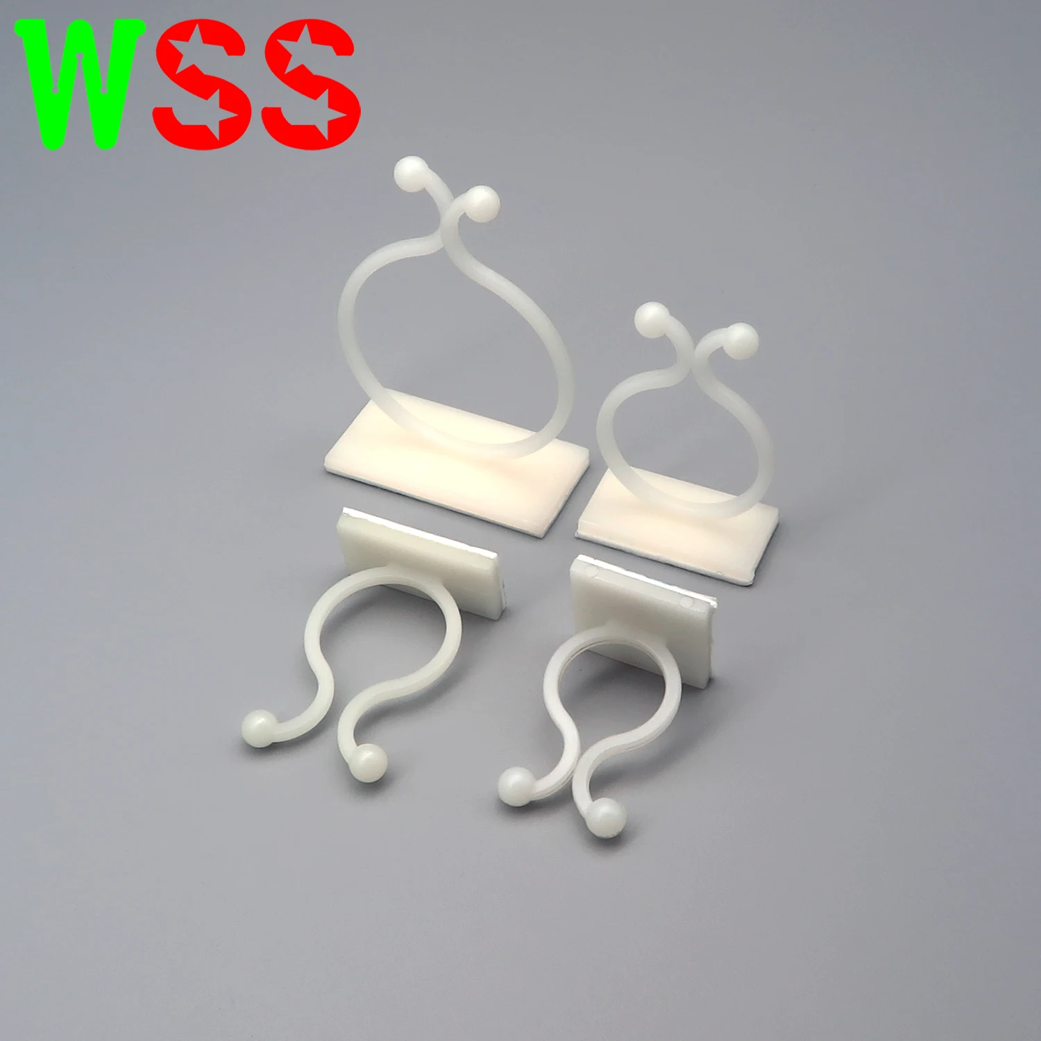 Wire Mount Twist Lock on Adhesive Base Plastic Twist Lock Nylon Self-Adhesive Wire Clip
