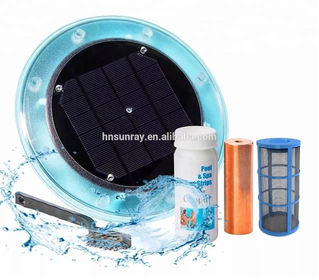 Factory Direct Price Portable Swimming Water Filter Stainless Steel Solar Swimming Pool Ionizer