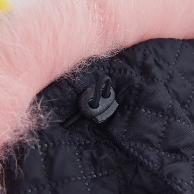 Wholesale Winter Warm Hat Real Fur Trapper Hat For Cold Winter Women Fox Fur Bomber Hats Windproof Earflap Ski Caps