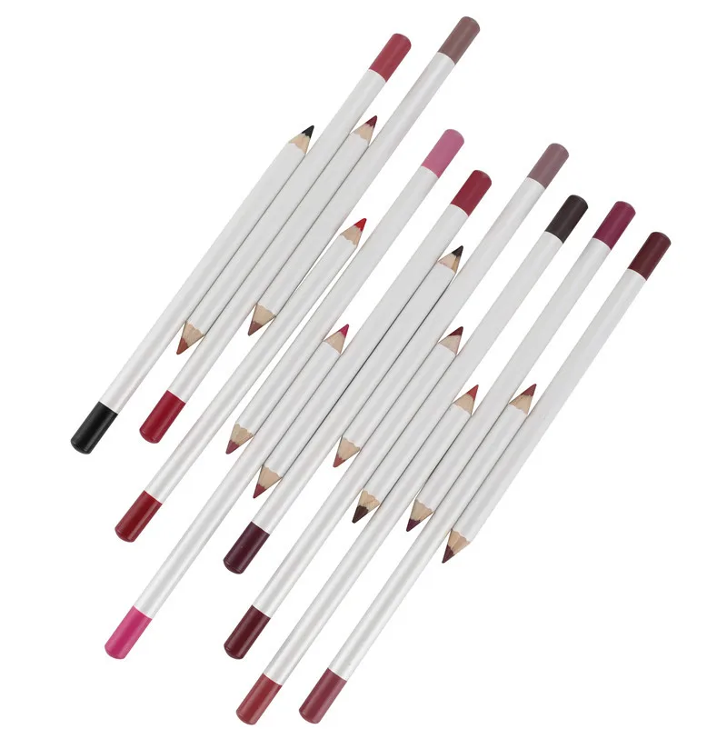 Oem 21 Colors Private Label Waterproof Makeup Tools Lip Liner Matte Makeup Smoothly Lipliner Pencil