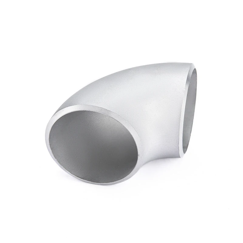 Butt Welded Stainless Steel Elbow 90 Degree Short Radius Elbow SS Tube Fitting  Sand Blasting China Factory