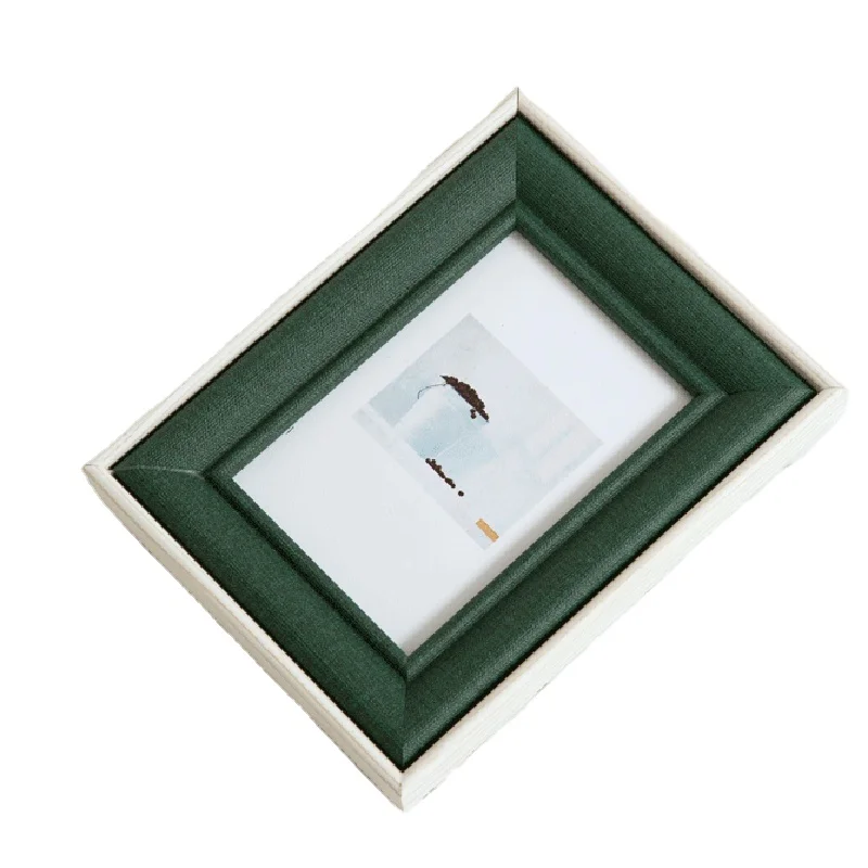 Green Decor Art Picture Photo Frame MDF Wood Picture Frame for Room Decoration