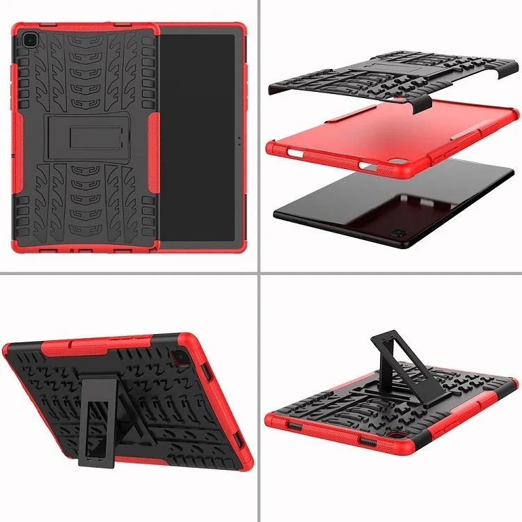 For Tab A8.0 T290 case T295 Tablet armor case TPU+PC Shockproof Stand Cover for Samsung galaxy Tab A 10.1/10.5 inch T580 case