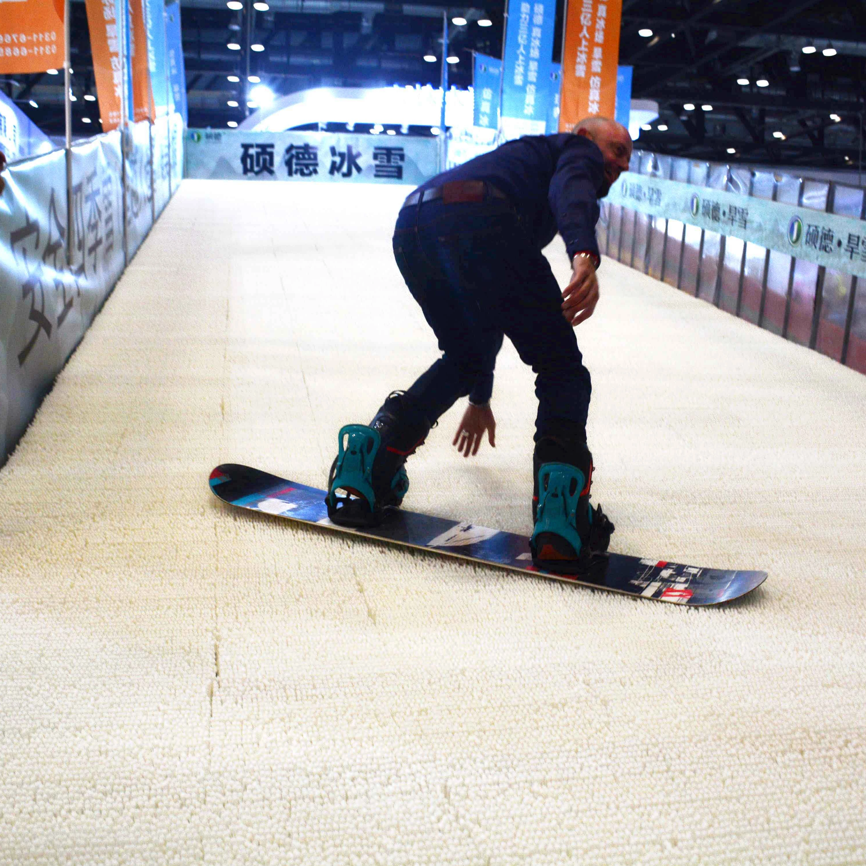 Легко устанавливаемый настраиваемый пластиковый горнолыжный коврик для сухого снега горнолыжный коврик для отдыха сухой искусственный Горнолыжный Склон