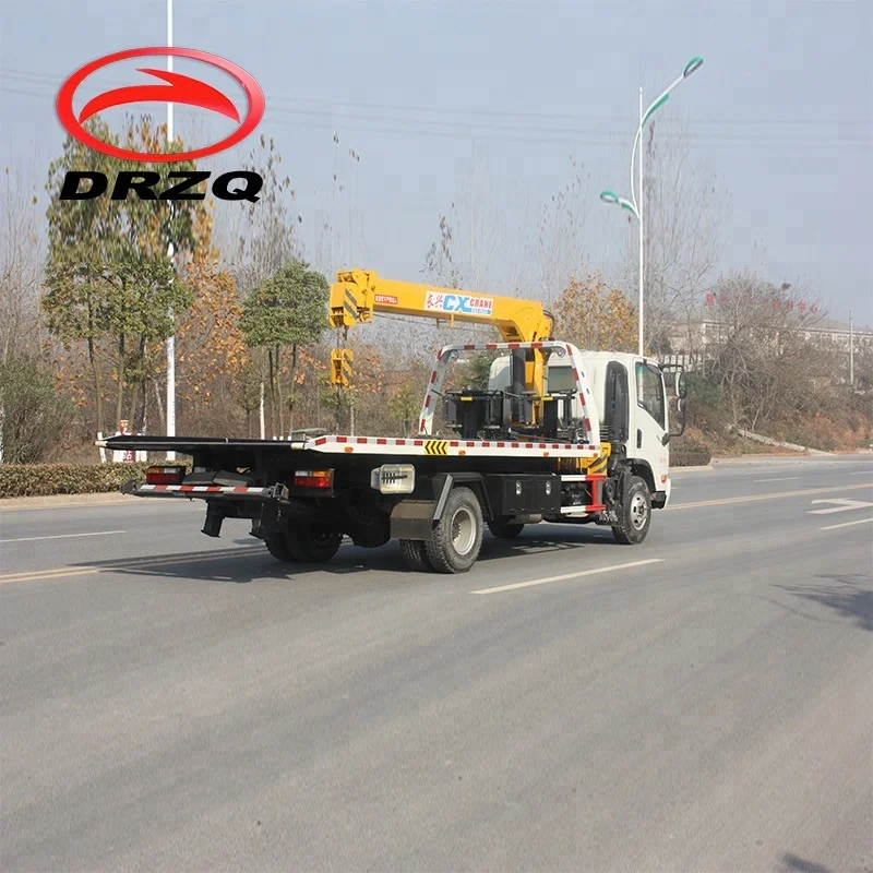 Самый продаваемый маленький китайский новый буксировочный спасательный грузовик Dayun, военный Тип, дизельный топливный эвакуатор