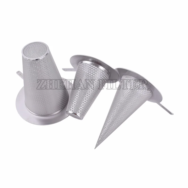 stainless steel temporary strainer brewery pipeline filter for removing impurity from beer fluid filtration strainer