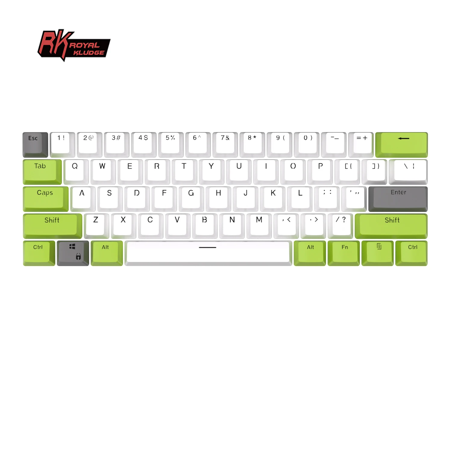 Royal Kludge rk61 custom artisan 3d anime figure resin keycaps backlit keycaps spanish white gaming blank pbt keycaps