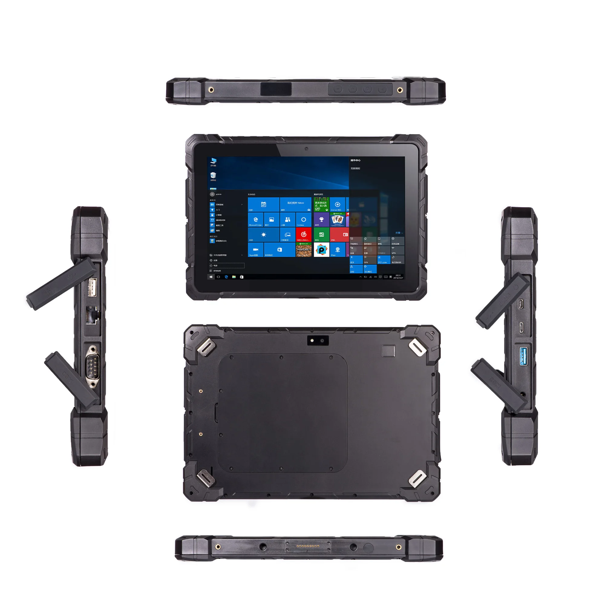 Waterproof IP67 Android Tablet 10.1 inch Tough Screen Linux 7.1 NFC Industrial Rugged PC With CE