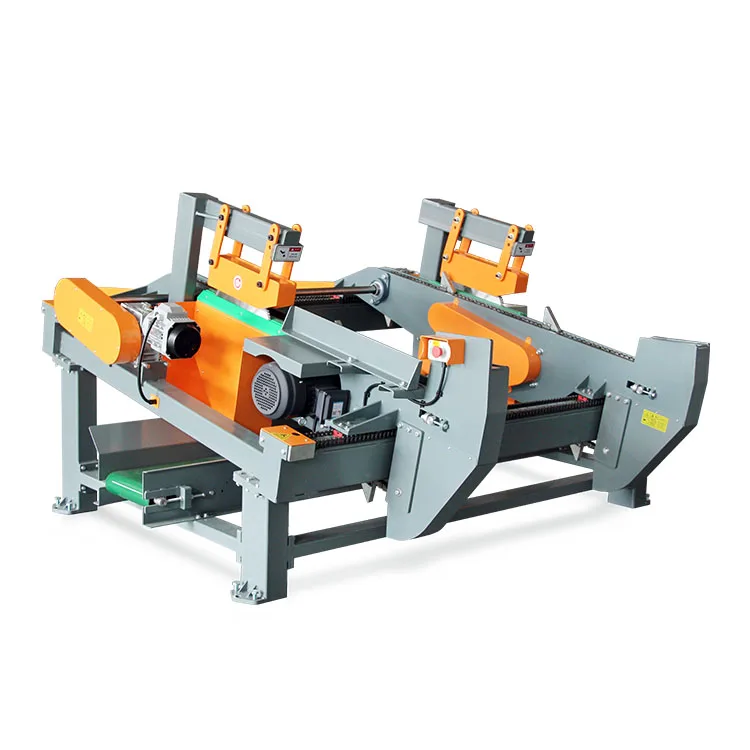 Woodworking Timber Sawing 10.2kw Wood Cross Double End Cutting Saw Machine For Sale