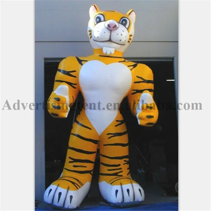 Outdoor Advertising Inflatable Products Customized Giant tiger  for Decoration