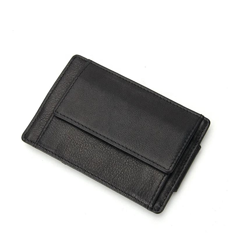 
New Design Coin Purse Money Clip Rfid Blocking Portable Card Wallet 