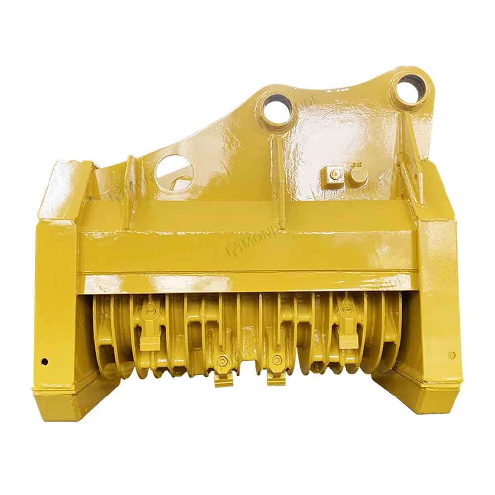 MONDE Factory Price Forest Using Wood Cutting Mulcher Excavator Attachment Wood Chipper