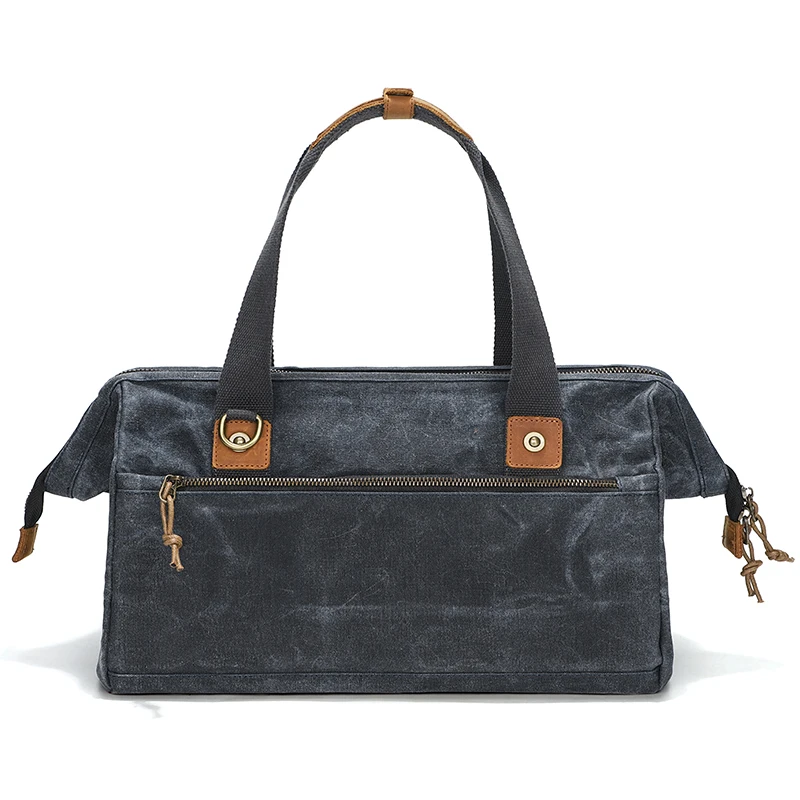 Тяжелый вощеный холщовый мешок для инструментов KOOGER, принадлежности и оборудование для инструментов