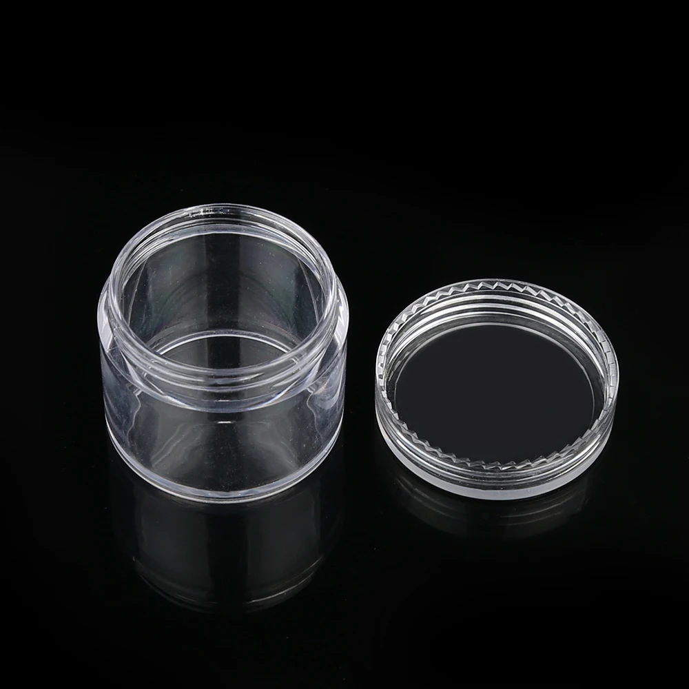 
PP clear 3ml 5ml 10ml 15ml 20ml mini jar screw cap transparent plastic jar container 