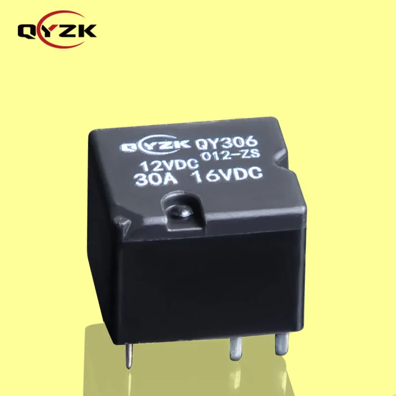 12V DC SPDT (1 Form C) Rating Load 30A 16VDC 5 Pins 0.55W Low Power PCB Miniature auto car  Relay