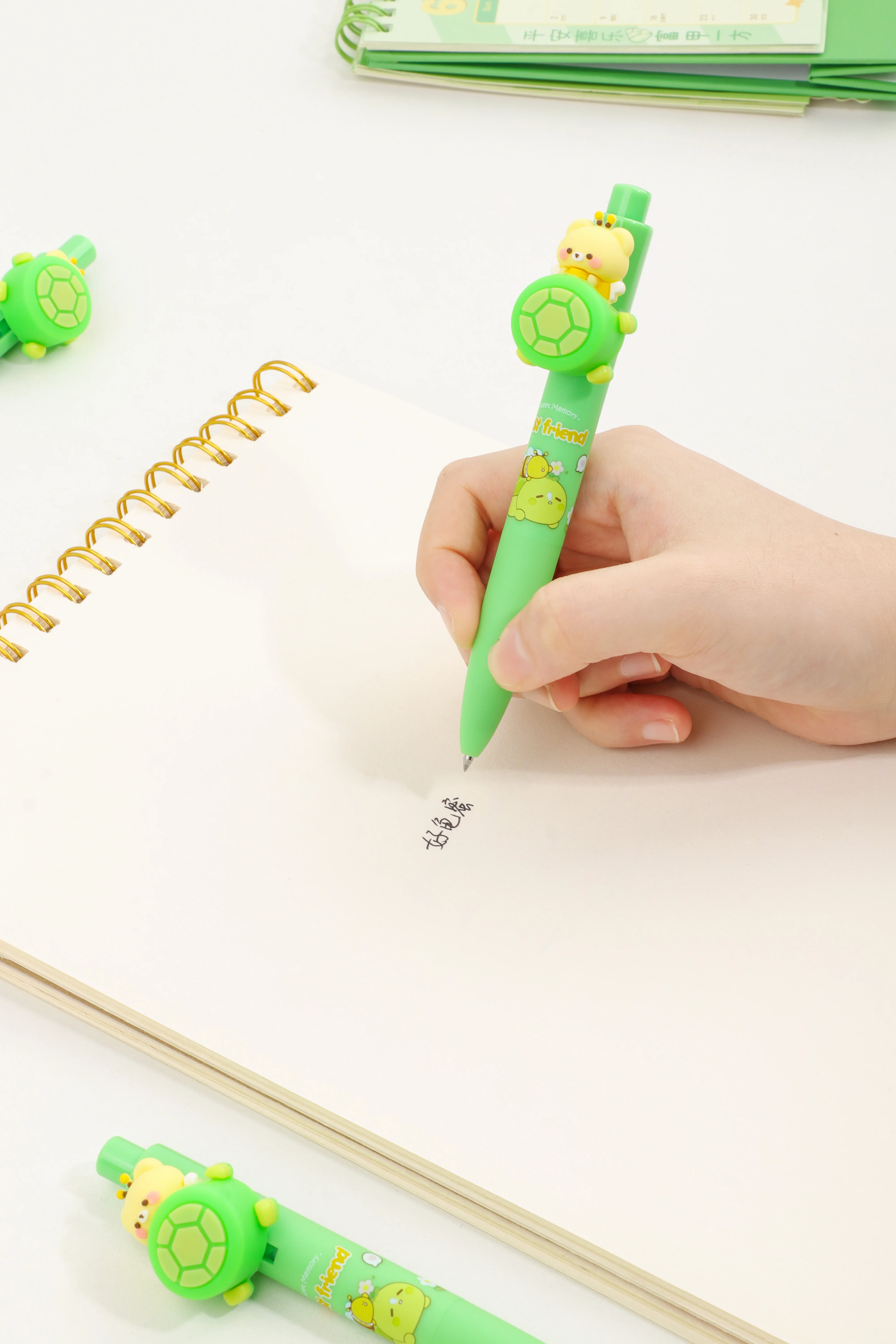 2024 New Kawaii Stationery Supplies School Student Cartoon Cute Black Ink Gel Pen  Utiles Escolares Papeleria Kawaii