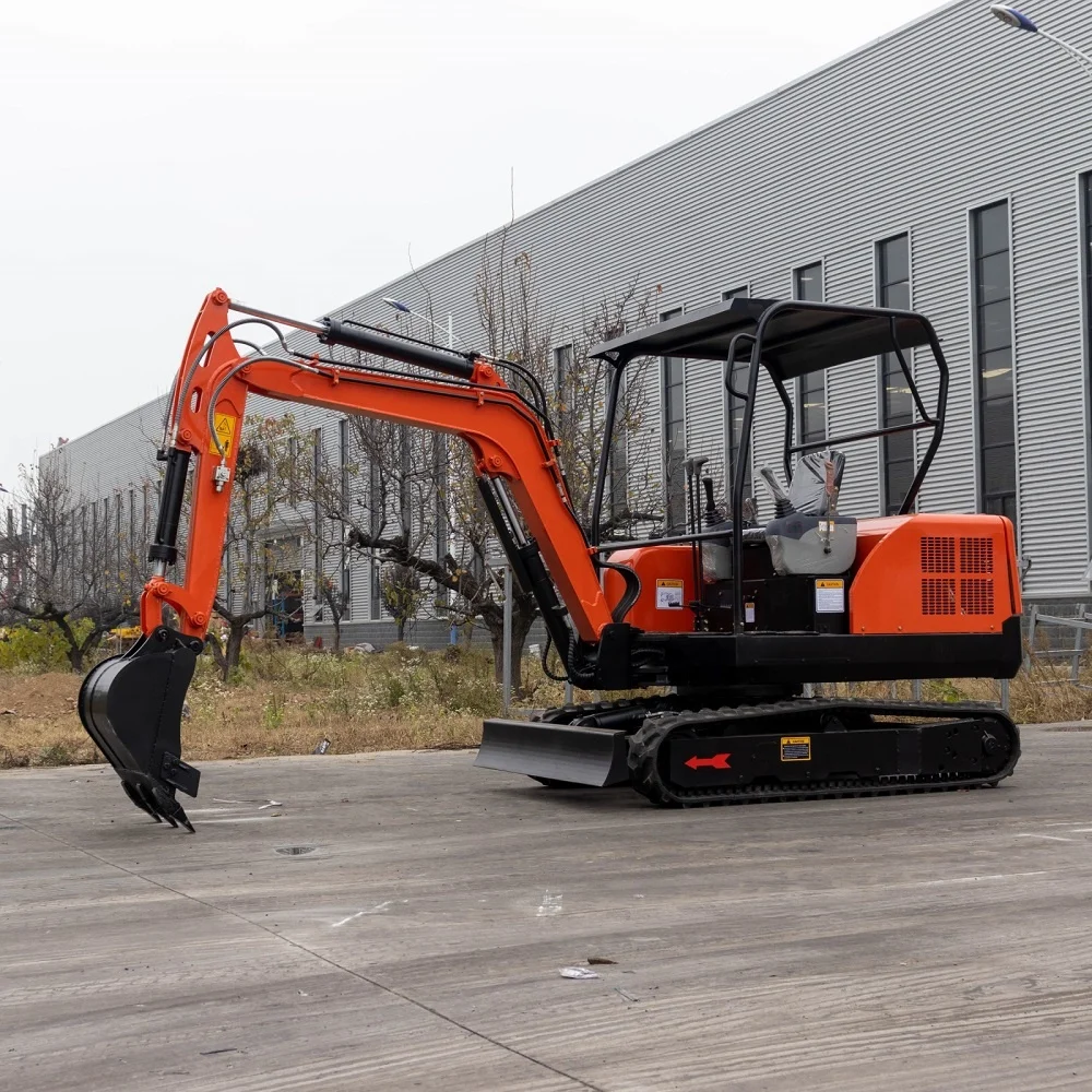 Cheap Chinese 1 Ton Mini Crawler Bagger Digger Excavators Machine Minibagger 1 1.5 2 3 Ton Rc Mini Excavator Prices For Sale