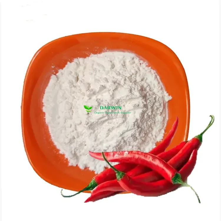 Food grade supplement pure crystals capsaicin price powder capsaicin in bulk