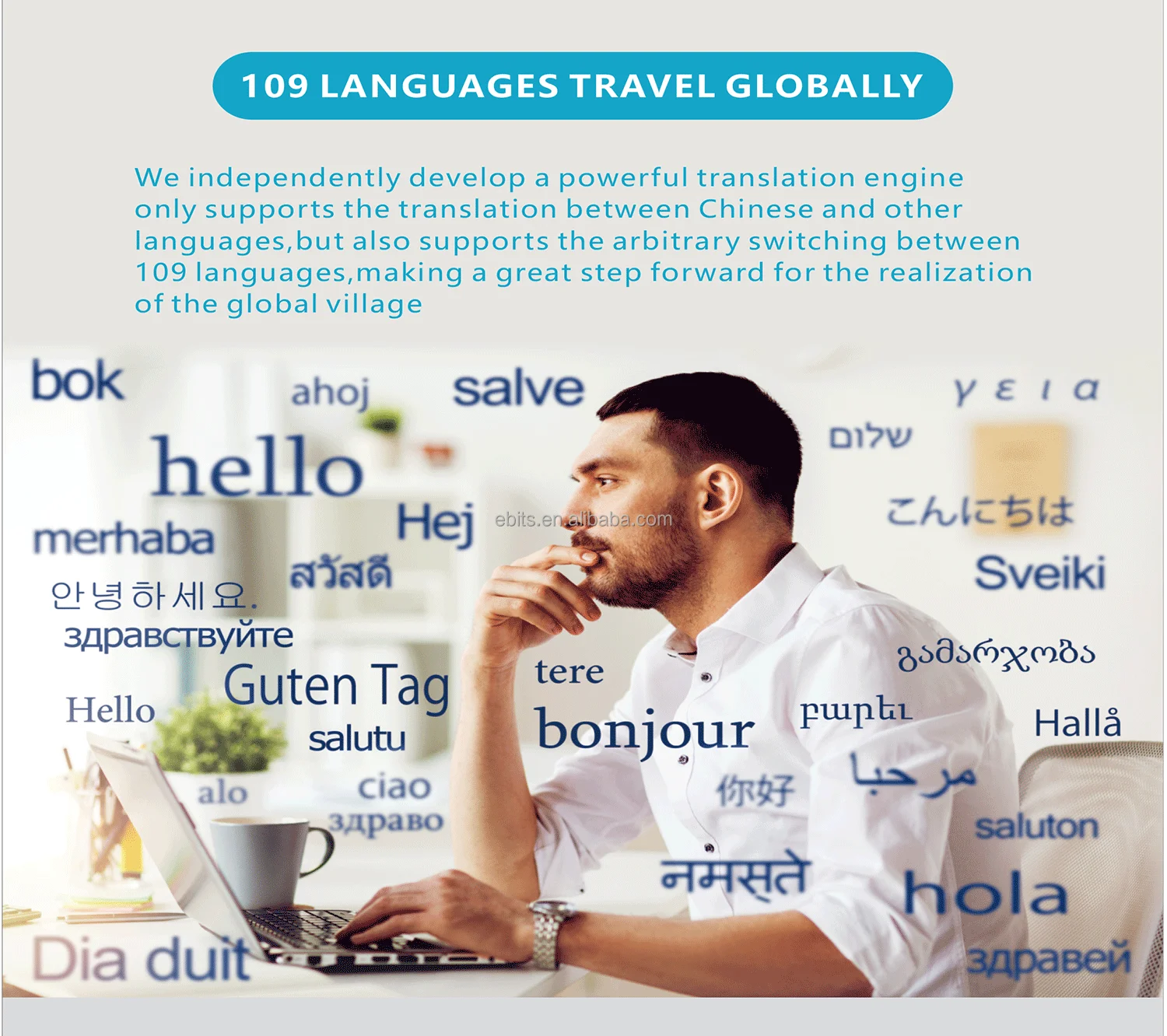 Professional chatgpt translator 4G Translator Online and Offline Wifi 109 Languages Wifi Smart Translator