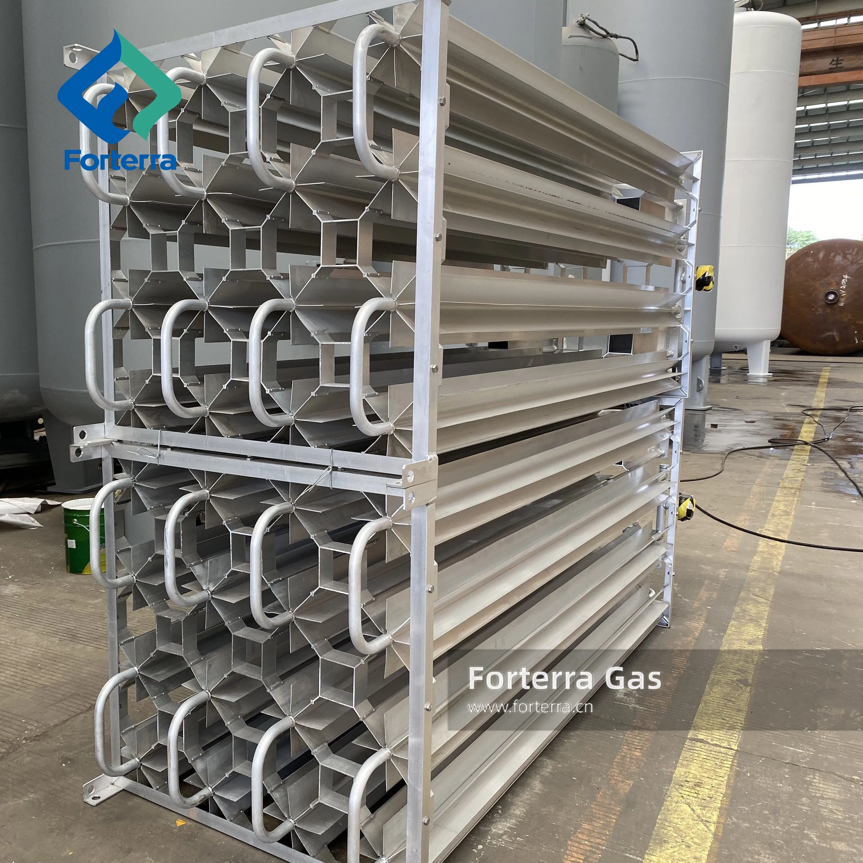 China Factory Supply High Pressure Gas Plant 150Nm3/H Cryogenic Liquid Oxygen Gas Vaporizer