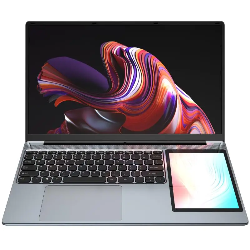 Best Selling RGB Backlit Keyboard N5095 Business Office Dual Touchscreen Two Monitor Dual Screen Touch Laptop