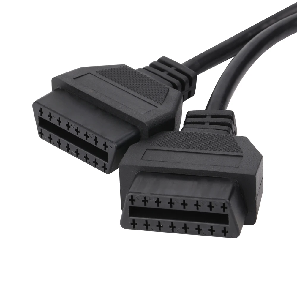  Адаптер OBDII 16P + байонетное крепление F соединитель типа AB