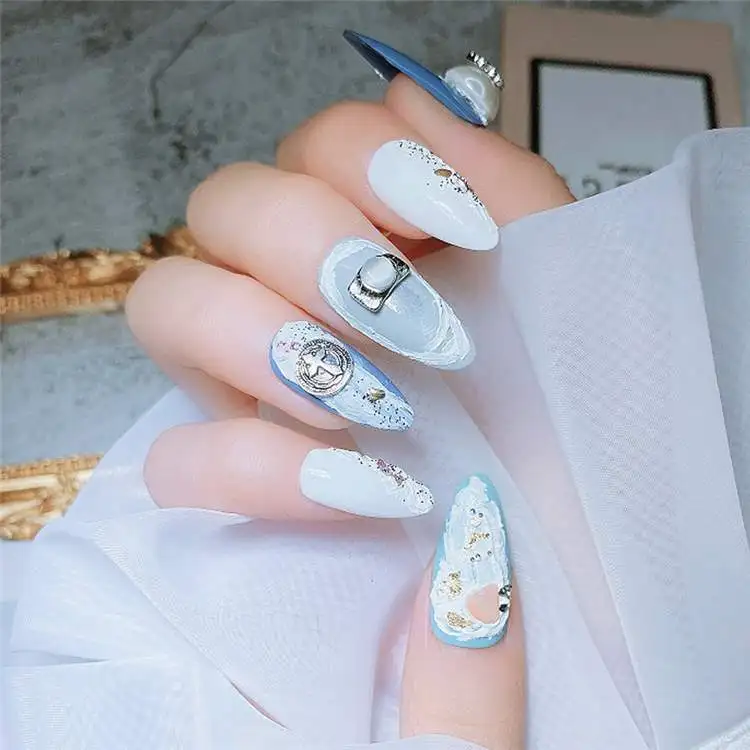 Wholesale Hot Sale 3D Relief Muti Color Painted Line Plaster Photo Therapy Glue Nail Gel Polish