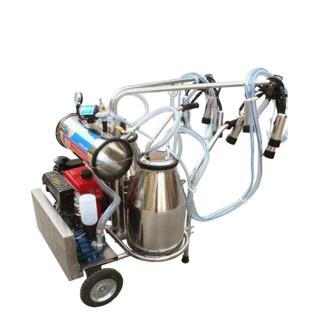 Efficient manual piston type small goat milking machine CE