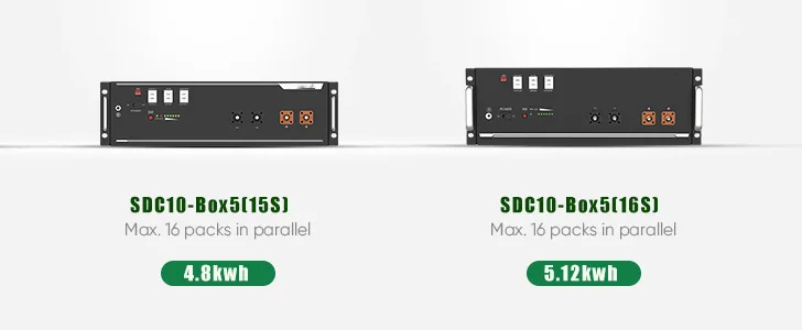 SANGSolar SDC10-Box5(15S) SDC10-Box5(16S) backup LiFe Battery Module Lithium-ion Battery 1kwh System for Energy storage