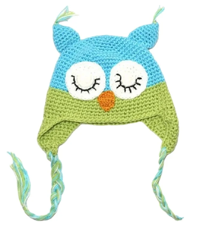 Crochet baby hat/little Owl hat/ Baby photo prop