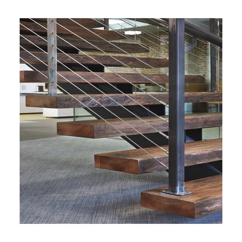 Антикоррозийная легкая сборка алюминиевая система перил Кабельные перила наружные балконные