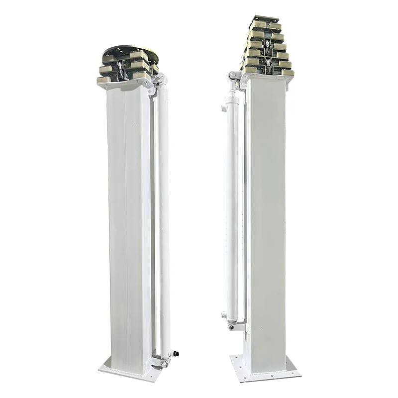 5M 6M 7M 8M 9M100Kg Max Payload Steel Telescopic Lifting Rod Mast Hydraulic Lifting Mast