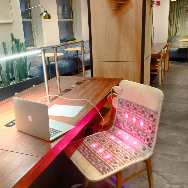 Photon Therapy Electric Massage Matte With Heating Pad For Increase Blood Circulation Lumbar Relaxing Cushin