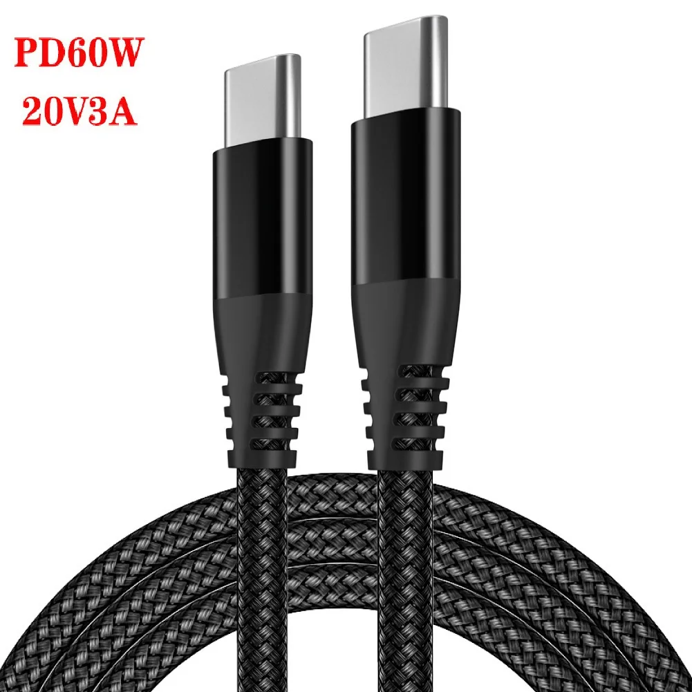 JMTO 1ft 3ft 6ft 10ft 3a 60w Fast Charging Quick Charge Usb C To Usb C Pd Charger Data Tipo C Cable