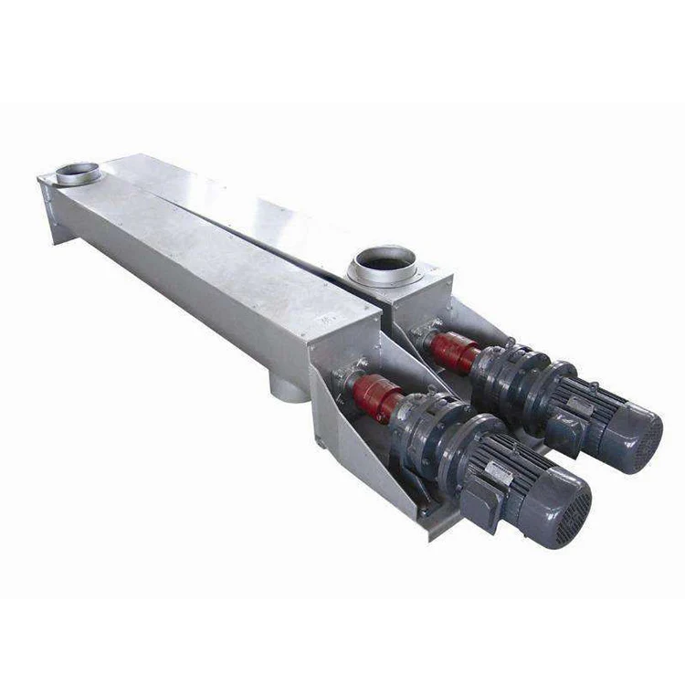 U-shaped Trough Shaftless Screw Conveyors with Rotating Shaftless Screw