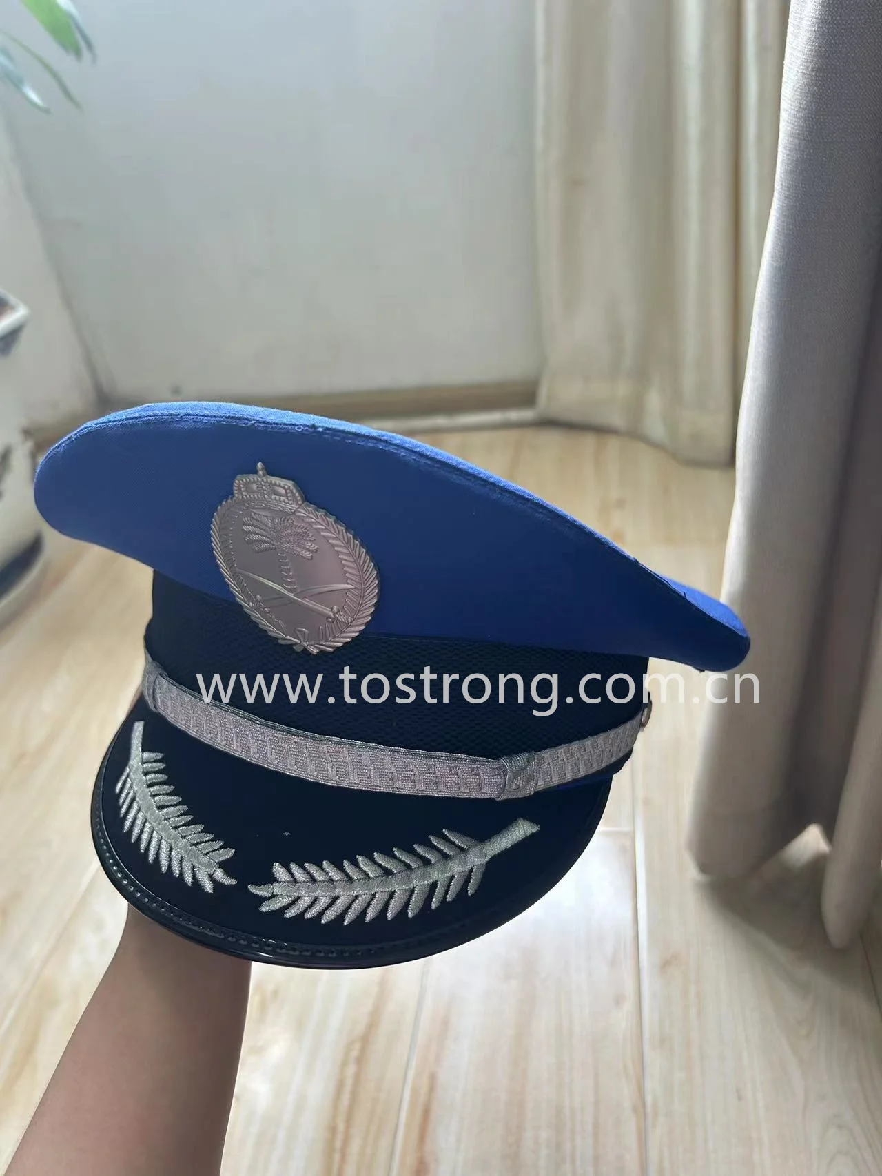 TOSTRONG Factory custom hats Officer Cap Good Quality Tactical Captain Hat officer Peak Cap other hats & caps